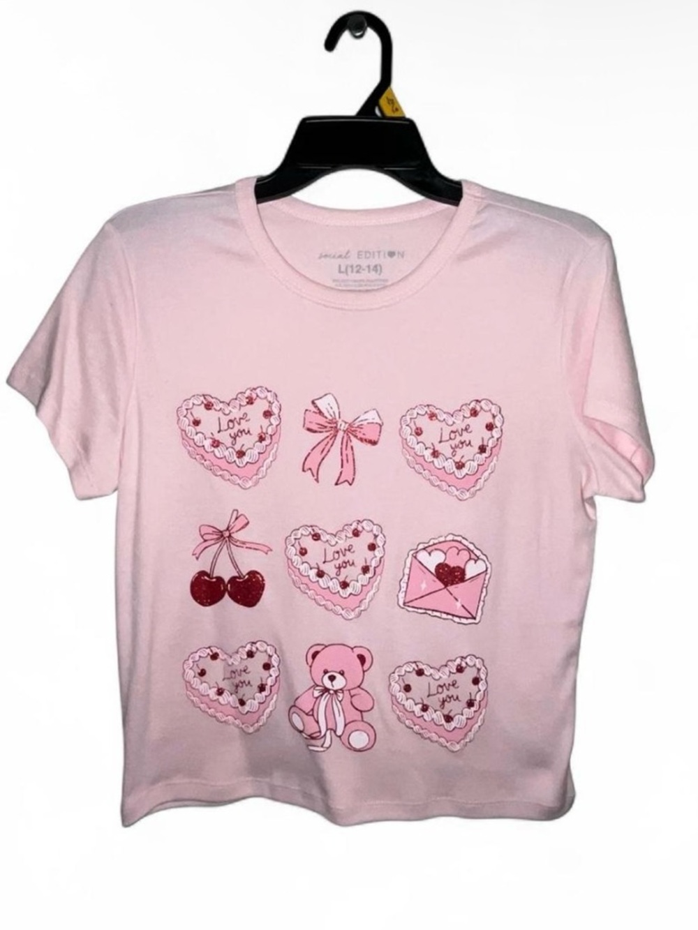 Light Pink Valentine's Graphic Tee